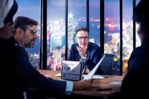 People in an office