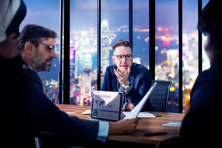 People in an office