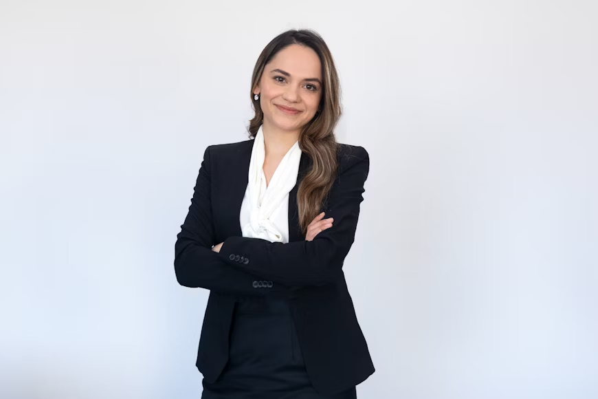 a female lawyer smiling