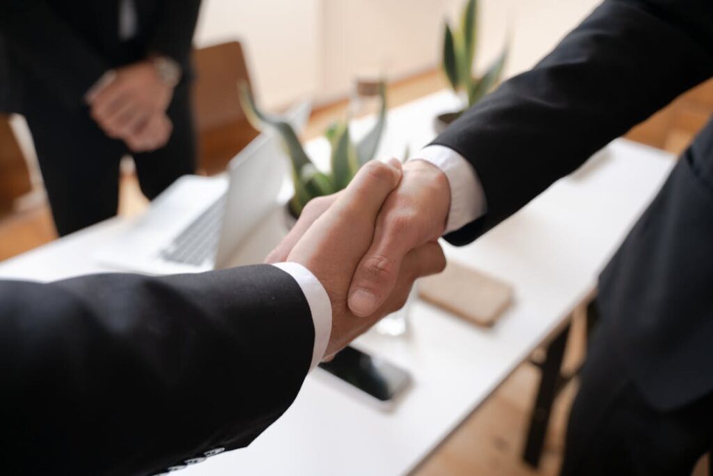 Businessman Hand Shaking
